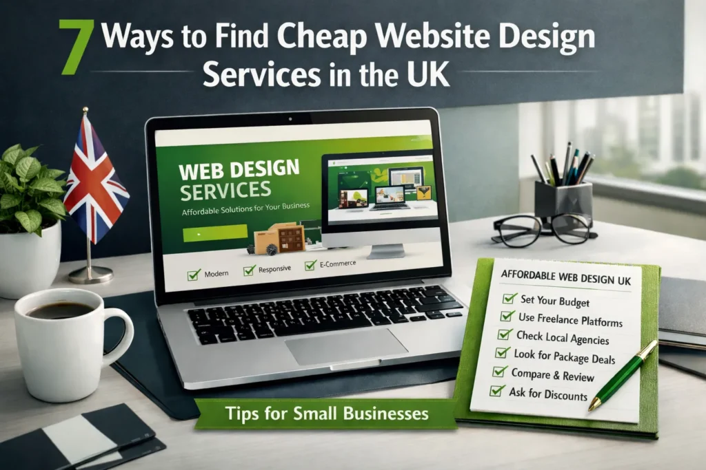 7 Ways to Find Cheap Website Design Services in the UK