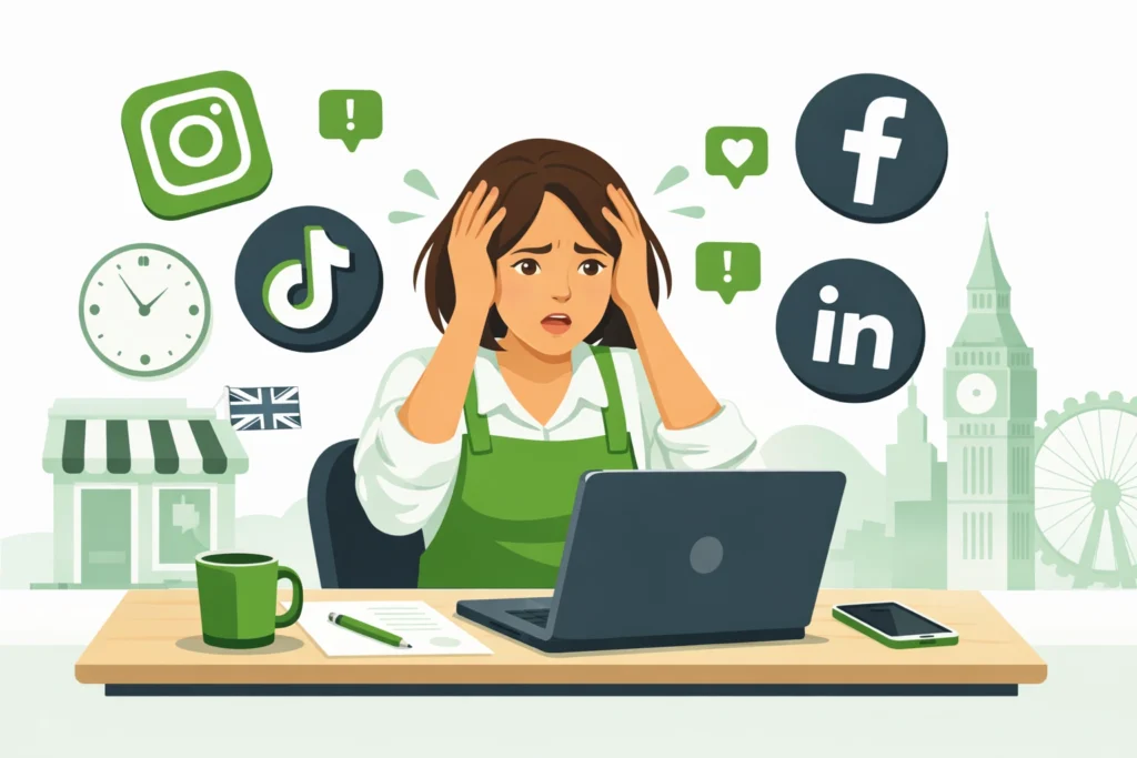 Affordable social media management services UK what is included monthly plan checklist