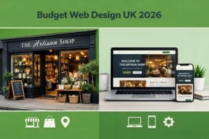 Budget web design UK services comparison for small businesses 2026