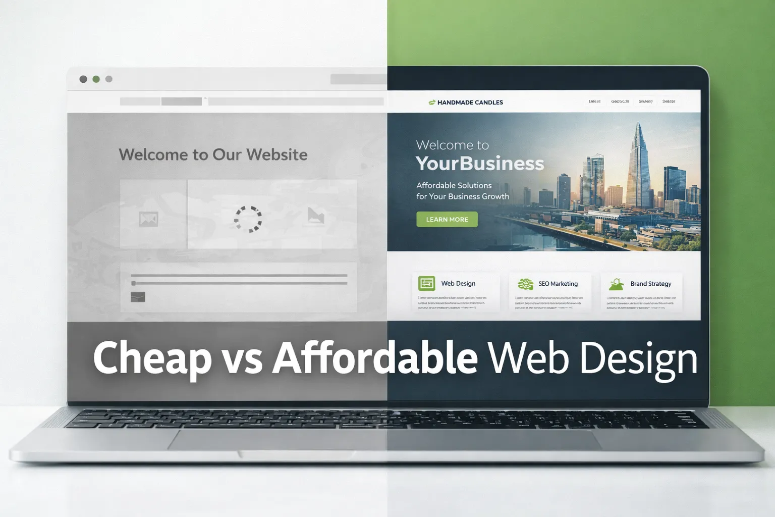 Cheap vs affordable web design UK comparison thumbnail