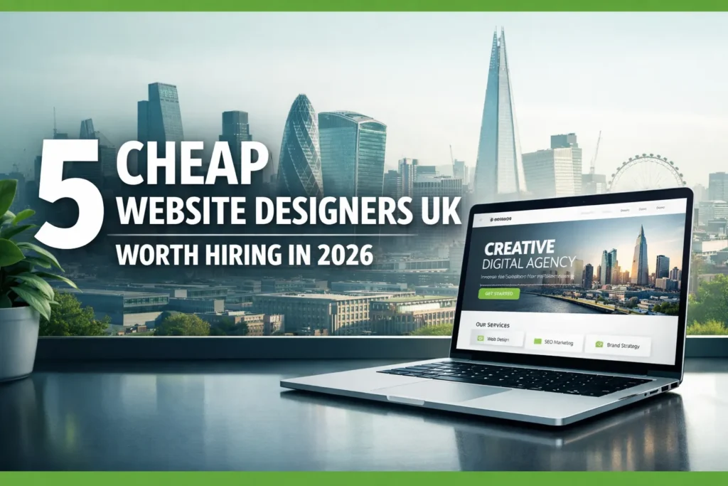 Cheap website designers UK 2026 top five picks comparison