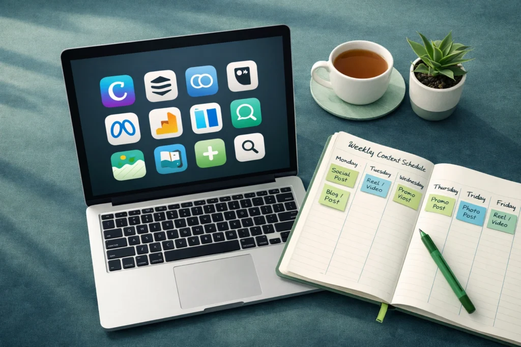 Free social media tools used by UK small businesses for affordable content planning