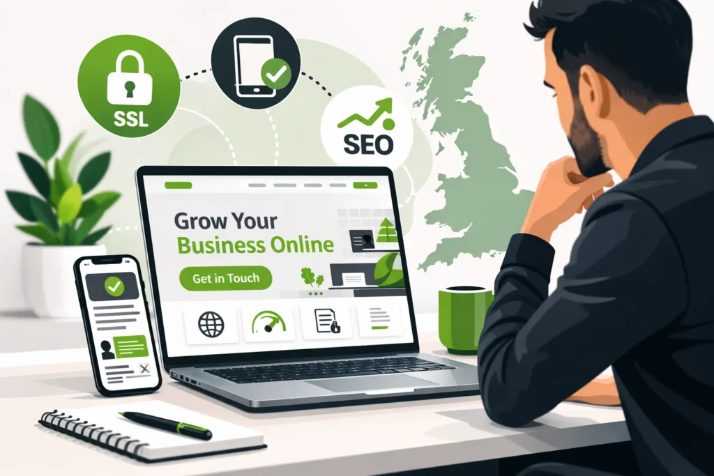 Small business web design UK professional affordable website setup guide 2026
