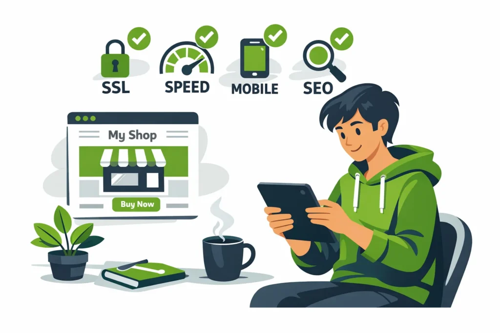 small business website design cost UK technical checklist 2026