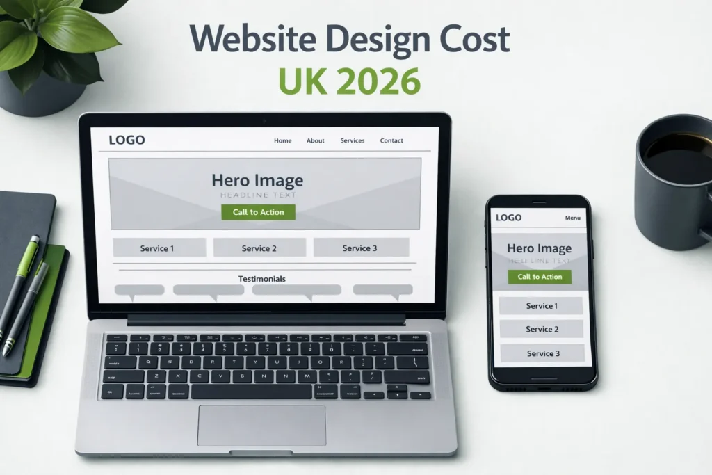 website design cost UK 2026 affordable options explained