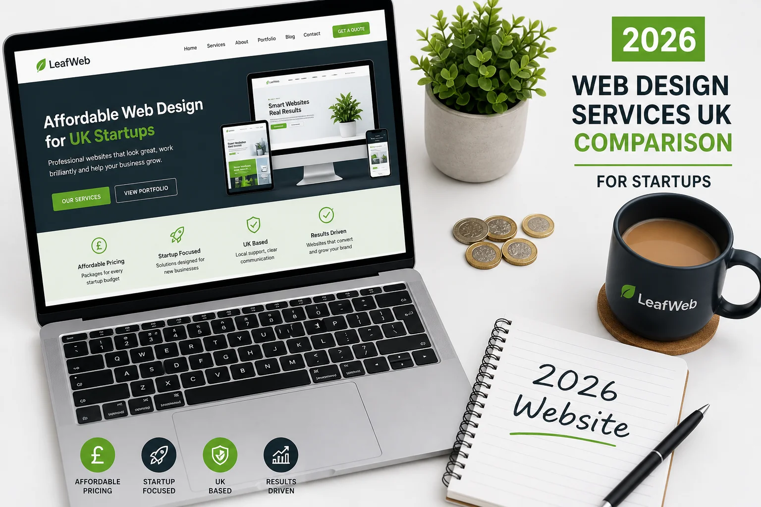 Affordable web design services UK 2026 comparison for startups thumbnail