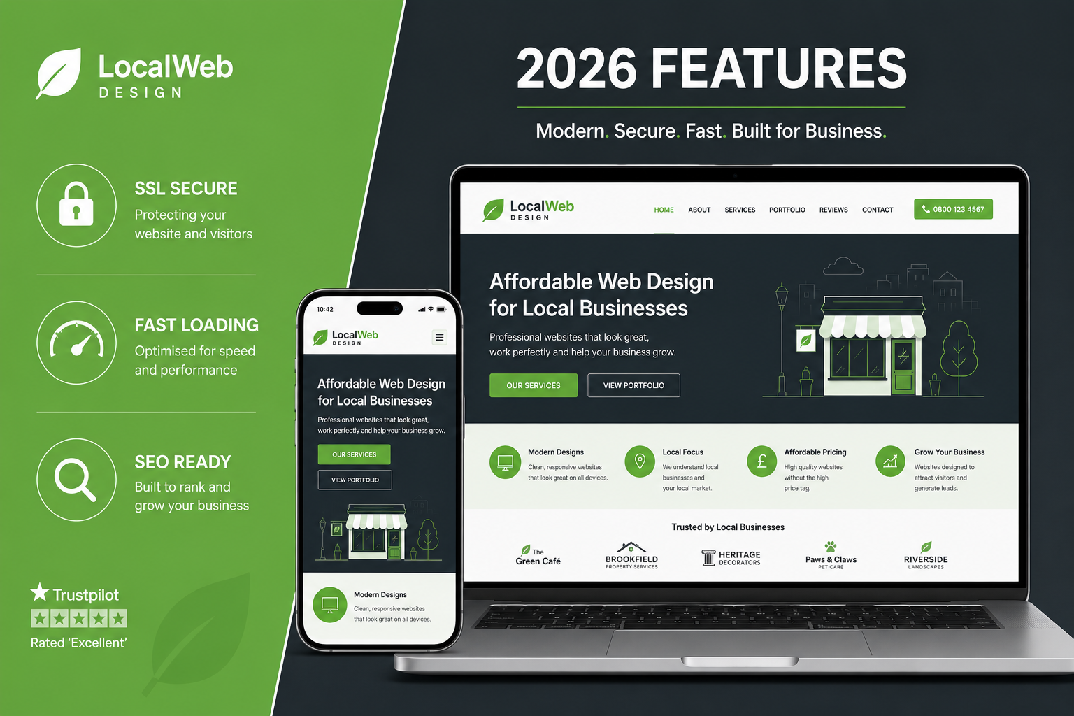 Affordable web design services UK top features 2026 mobile responsive