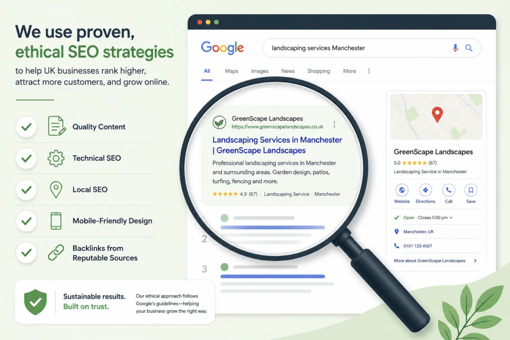 Affordable SEO services small business UK real vs fake comparison