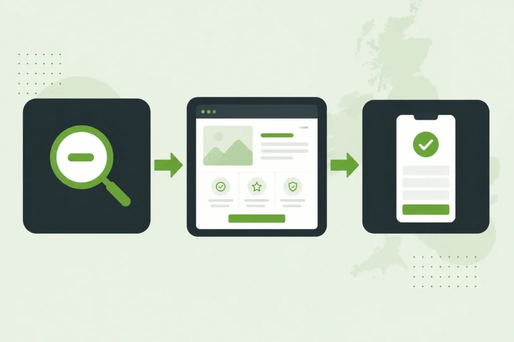 Affordable Web Design Services UK for Lead Generation Websites 2 Affordable web design UK SEO lead generation funnel diagram for small businesses