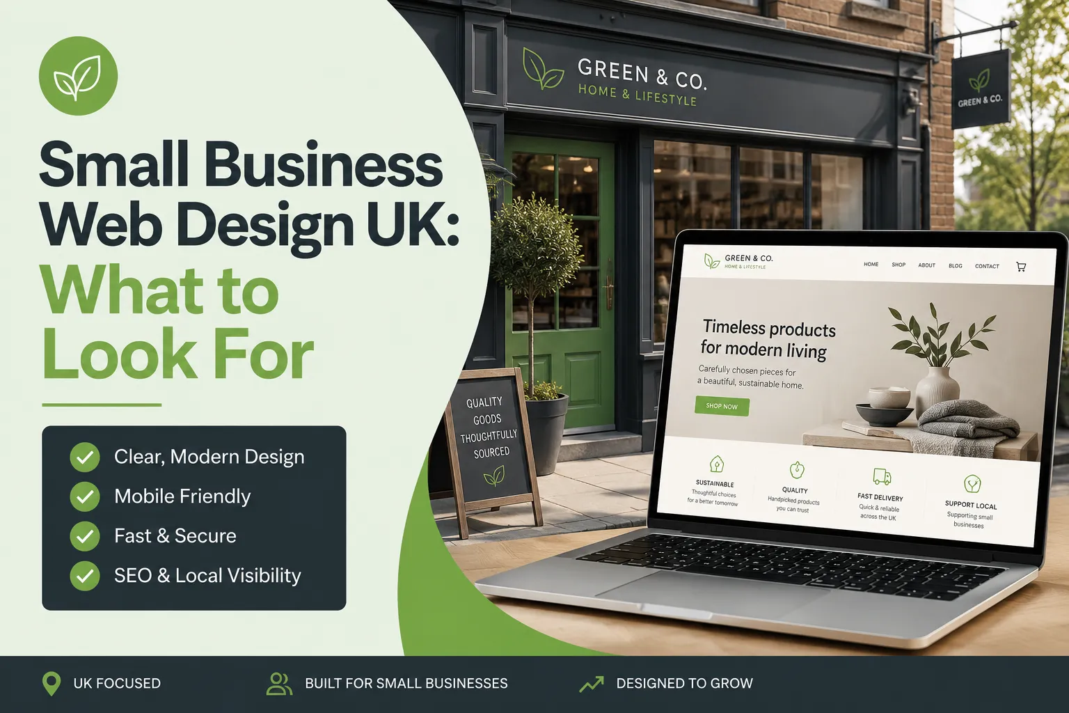Affordable web design uk checklist thumbnail for small business web design