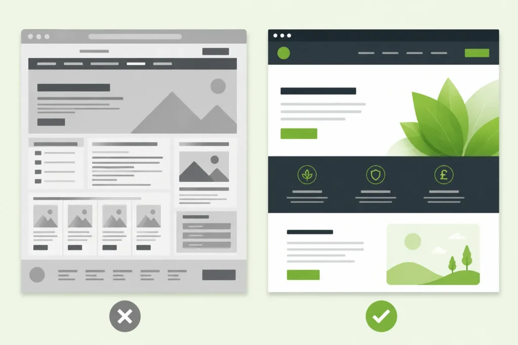 Key Features of Top Web Design Services for Businesses 2 Bespoke web design vs template website comparison for UK businesses
