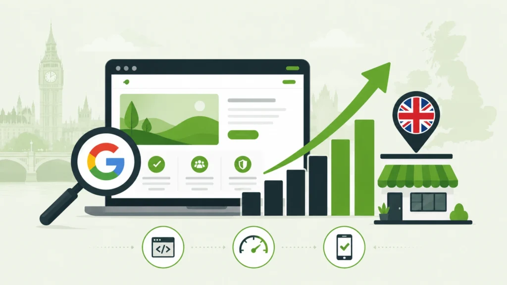 Why Hiring a Professional Website Designer is Worth It 2 Professional web design services UK improving Google search rankings for small businesses
