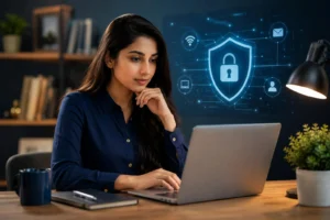 Cybersecurity protection for small businesses with remote and hybrid employees.