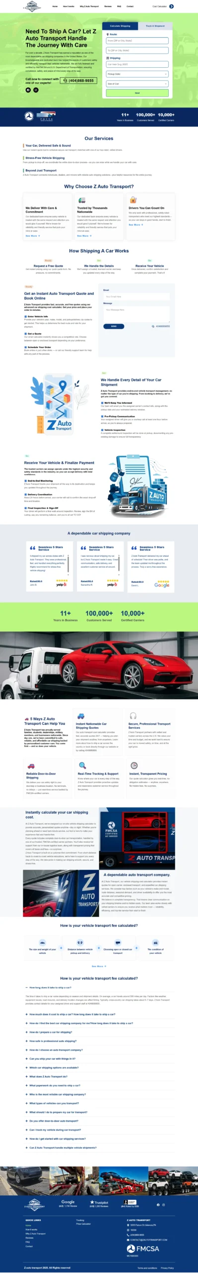 affordable web design services portfolio