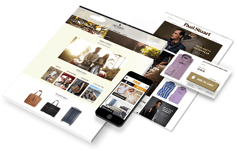 Web design for eCommerce Store with different Screen Sizes