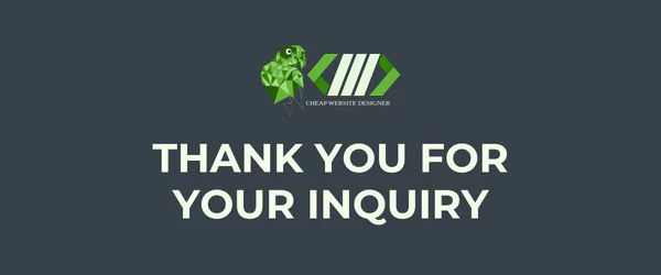 thank you for inquiry banner